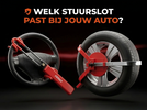 AMiO stuurwielslot tegen autodiefstal monteren op stuurwiel