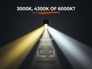 Kelvin koplampkleur uitgelegd 3000K 4300K 6000K