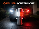 BA15S P21W LED achteruitrijlicht en remlicht helder wit 6000K HaloVision