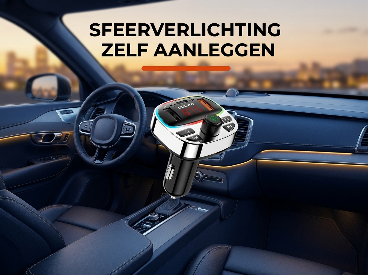 FM transmitter Bluetooth in oude auto draadloos muziek