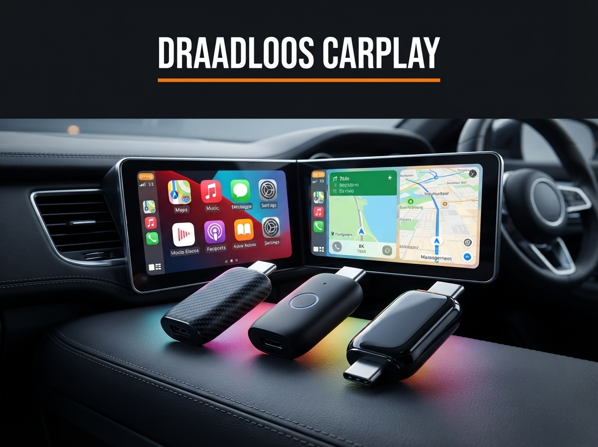 Draadloze CarPlay adapter dongle kopen bij VCTparts