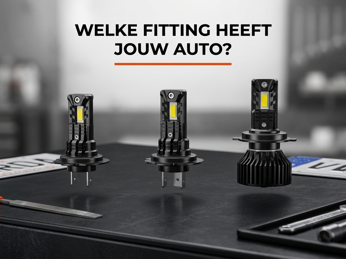 Welke LED-fitting heeft mijn auto H1 H4 H7 HB4 D1S
