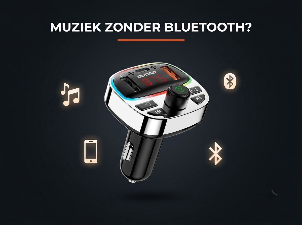 Muziek en handsfree bellen auto zonder Bluetooth opties