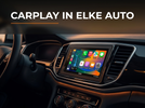 CarPlay autoradio met touchscreen in dashboard