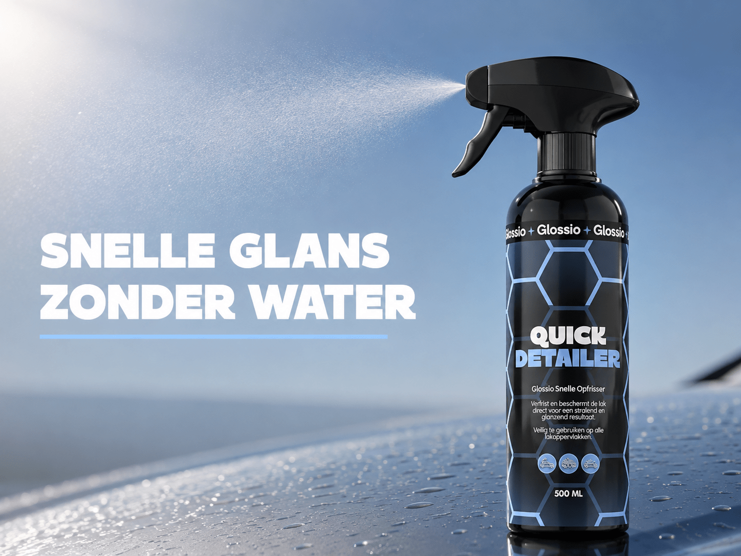 Glossio Quick Detailer — Stap-voor-Stap Handleiding: Snelle Glansboost zonder Water - VCTparts.nl