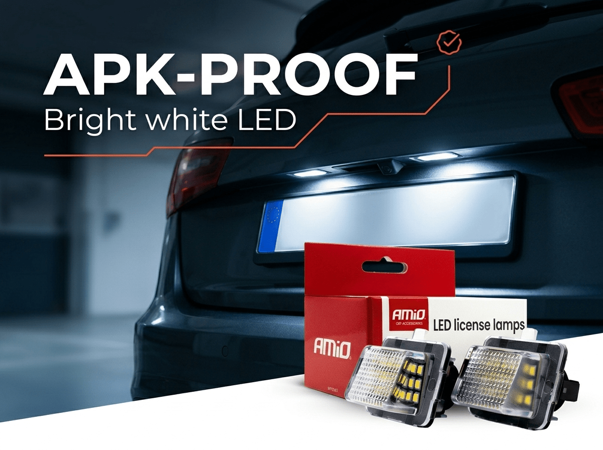 Kentekenverlichting LED vervangen: voorkom een APK-afkeuring - VCTparts.nl