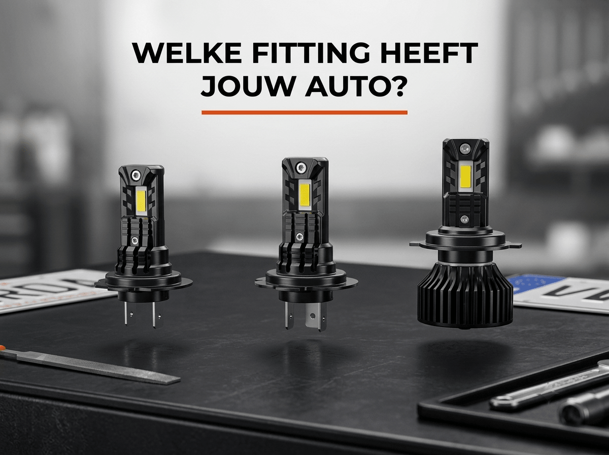 Welke LED-fitting heeft mijn auto? H1, H4, H7, HB4 en D1S uitgelegd - VCTparts.nl