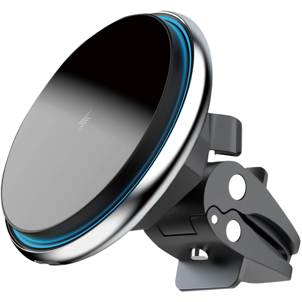 Proove Magic Circle Draadloze Telefoonhouder met Magnetische Ring – 15W – Auto Ventilatierooster Bevestiging – 360° Draaibaar – Geschikt voor Smartphones 4.0-6.9 inch – Zwart
