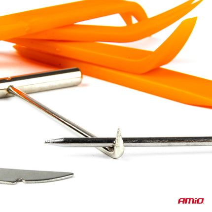 Outils d'outils de démontage de la radio AMIO AMIO PIN CLIP RADIOSKEKKERS Tool Extraction Universal (20 pièces)