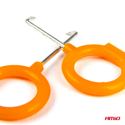 Outils d'outils de démontage de la radio AMIO AMIO PIN CLIP RADIOSKEKKERS Tool Extraction Universal (20 pièces)