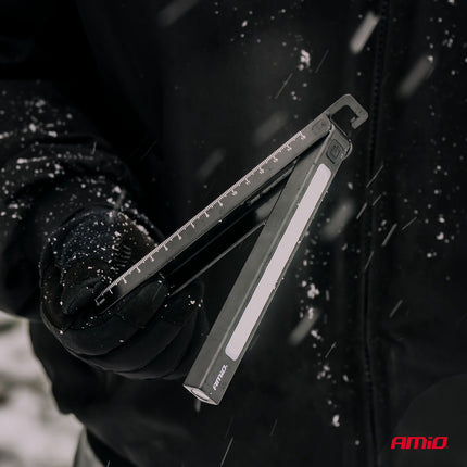 AMiO LED Inspectielampen Set 10x XTE+SMD 600mAh met Compact Ontwerp - USB Oplaadbaar en Multi-Lichtmodi - Voor Werkplaats Shop en Noodsituaties