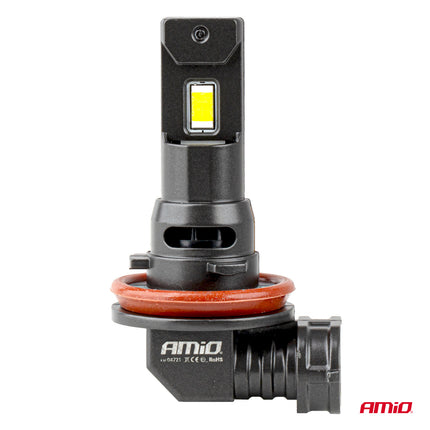 AMiO F25 PRO BLACK FULL CANBUS H8 H9 H11 H16 – 68W 6000K Wit 12V/24V - Hoge Helderheid