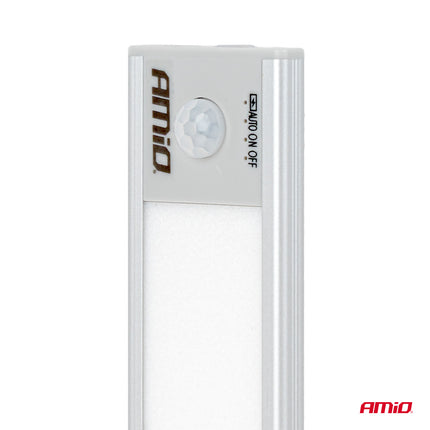 AMiO Oplaadbare Magnetische Sensor LED Lamp Klein 1.2W 1000mAh – Draadloze Bewegingssensor Verlichting USB-C Kast Gang