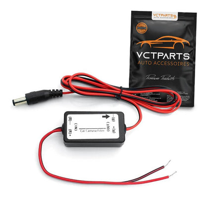 VCTparts 12V DC Auto Achteruitkijkcamera Relais Condensator – Stroomfilter Gelijkrichter NORGOS 1