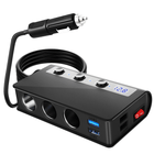 180W Sigarettenaansteker Splitter Quick Charge 3.0 Auto - oplader Adapter 12V/24V - VCTparts.nl