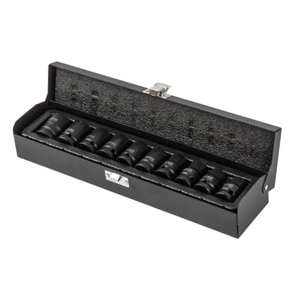 AMiO Korte Slagdoppen 10-delig 10-22mm - Compacte Krachtdoppenset