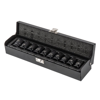 AMiO Korte Slagdoppen 10-delig 10-22mm - Compacte Krachtdoppenset