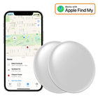 VCTparts 2 - Pack Smart Tag Bluetooth/GPS Locatie Tracker met Live Tracer Maps en Anti - Diefstal Functie - Werkt met Zoek Mijn App - IOS/iPhone - Wit Combideal 4