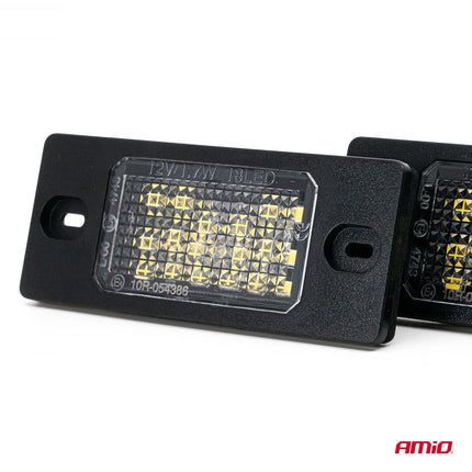 AMiO LED Kentekenverlichting CLP11 PORSCHE en VAG – Set van 2 - Nummerplaatverlichting Lampen voor VW, Skoda en Porsche