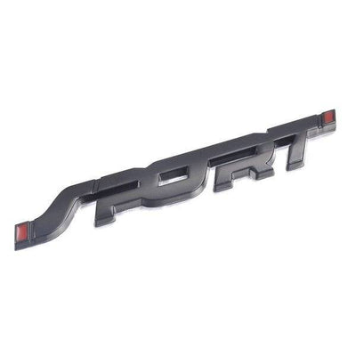 Emblème de logo d'autocollant Sport 3D Black