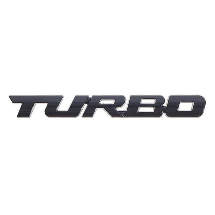 VCTparts 3D Turbo Sticker Logo Embleem zwart NORGOS 7