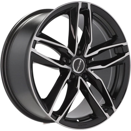 4 Velgen 17 inch ATOM MB Gepolijst Zwart 5x112 ET45 66.5 Geschikt voor Audi, Volkswagen, Skoda, SEAT - VCTparts.nl