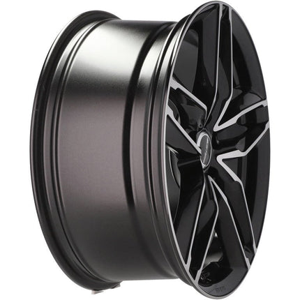 4 Velgen 17 inch ATOM MB Gepolijst Zwart 5x112 ET45 66.5 Geschikt voor Audi, Volkswagen, Skoda, SEAT - VCTparts.nl