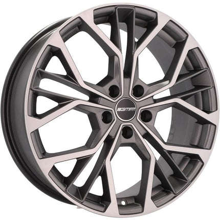 4 Velgen 17 inch MATISSE MGM Gepolijst Mat Grafiet 5x112 ET45 66.5 Geschikt voor Audi, Volkswagen, Skoda, SEAT - VCTparts.nl