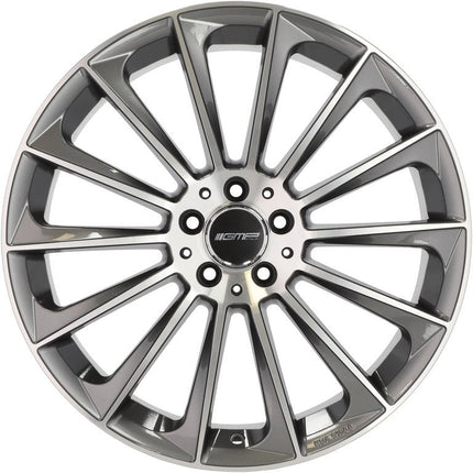 VCTparts 4 Velgen 17 inch STELLAR 5x112 ET45 66.5 Polished Graphite MG - Passend voor Audi Volkswagen Mercedes Seat Skoda Ladnefelgi 8