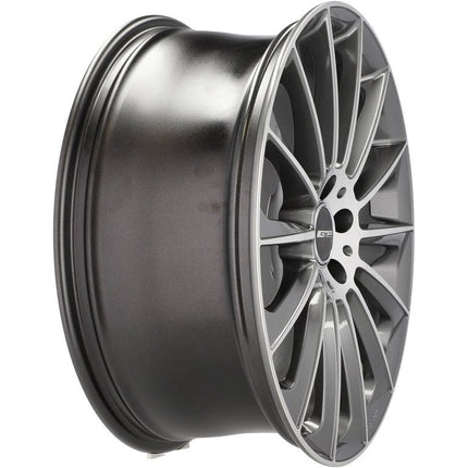 VCTparts 4 Velgen 17 inch STELLAR 5x112 ET45 66.5 Polished Graphite MG - Passend voor Audi Volkswagen Mercedes Seat Skoda Ladnefelgi 3
