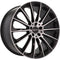 4 Velgen 17 inch STELLAR MB Gepolijst Zwart 5x112 ET45 66.5 Geschikt voor Audi, Volkswagen, Skoda, SEAT - VCTparts.nl