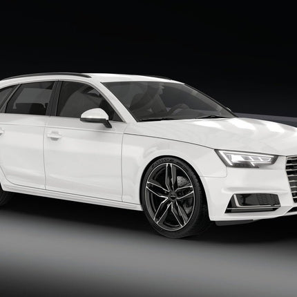 VCTparts 4 Velgen 18 inch ATOM MG Gepolijst + Grafiet 5x112 ET35 66.5 Passend voor Audi, Volkswagen, Mercedes Ladnefelgi 2