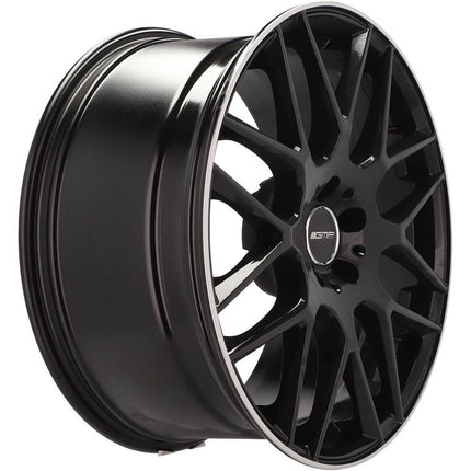 4 Velgen 18 inch BERGHEM BLP Zwart met Rand 5x112 ET35 66.5 Geschikt voor Audi, Volkswagen, Skoda, SEAT - VCTparts.nl