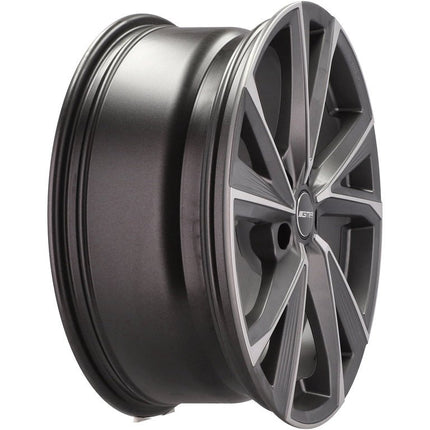 4 Velgen 18 inch EVENTO MGM Mat Grafiet Gepolijst 5x112 ET45 66.5 Geschikt voor Audi, Volkswagen, Skoda, SEAT - VCTparts.nl
