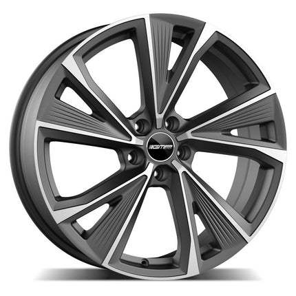 4 Velgen 18 inch Gepolijst Mat Grafiet 5x112 ET35 66.5 - Passend voor o.a. Audi, Mercedes, Volkswagen - VCTparts.nl