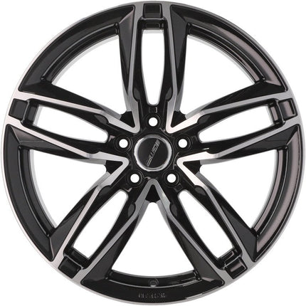 4 Velgen 18 inch Gepolijst Zwart 5x112 ET35 66.5 - Passend voor o.a. Audi, Volkswagen, Mercedes - VCTparts.nl
