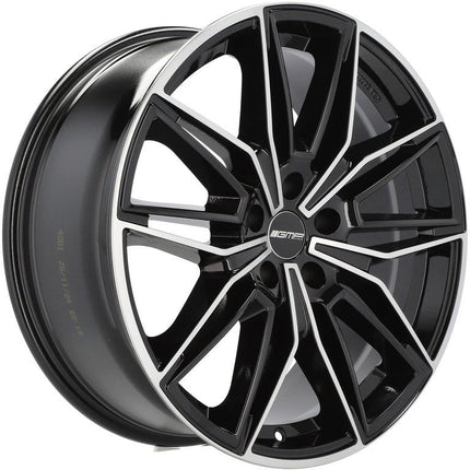 4 Velgen 18 inch Gepolijst Zwart 5x120 ET30 72.6 - Passend voor o.a. BMW, Opel, Chevrolet - VCTparts.nl