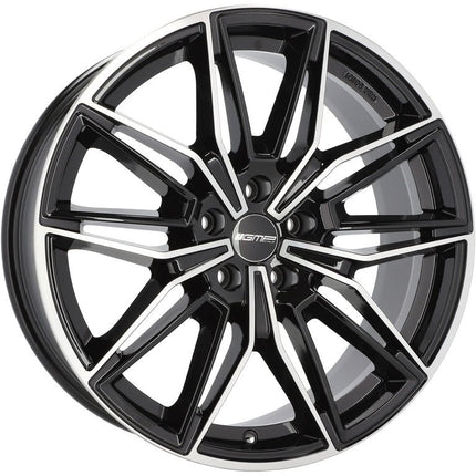 4 Velgen 18 inch Gepolijst Zwart 5x120 ET30 72.6 - Passend voor o.a. BMW, Opel, Chevrolet - VCTparts.nl