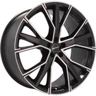 4 Velgen 18 inch GUNNER MB Gepolijst Zwart 5x112 ET35 66.5 Geschikt voor Audi, Volkswagen, Skoda, SEAT - VCTparts.nl