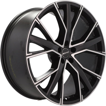 4 Velgen 18 inch GUNNER MB Gepolijst Zwart 5x112 ET35 66.5 Geschikt voor Audi, Volkswagen, Skoda, SEAT - VCTparts.nl