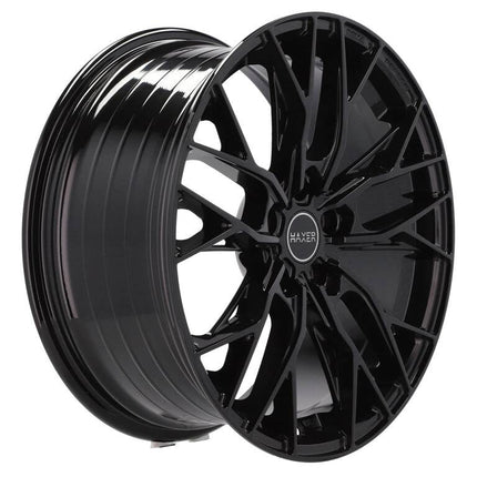 4 Velgen 18 inch HX042 5x120 ET34 72.6 Zwart - Passend voor BMW Mini - VCTparts.nl