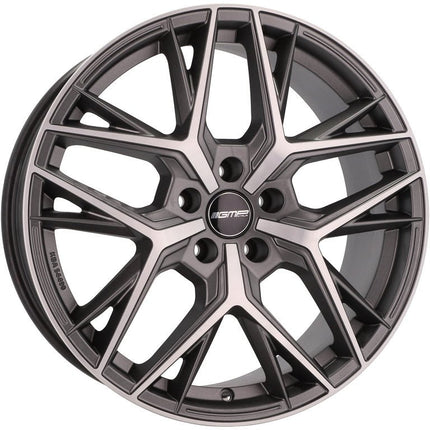 4 Velgen 18 inch LUNICA MGM Gepolijst + Mat Grafiet 5x112 ET30 66.5 Passend voor Audi, Volkswagen, Mercedes - VCTparts.nl