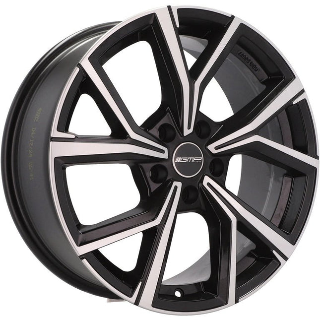 4 Velgen 18 inch MENTOR MB Gepolijst Zwart 5x112 ET45 57.1 Geschikt voor Audi, Volkswagen, Skoda, SEAT - VCTparts.nl