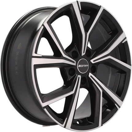 4 Velgen 18 inch MENTOR MB Gepolijst Zwart 5x112 ET45 57.1 Geschikt voor Audi, Volkswagen, Skoda, SEAT - VCTparts.nl