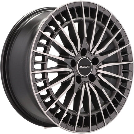 4 Velgen 18 inch QSTAR MG Gepolijst + Grafiet 5x112 ET45 66.5 Passend voor Audi, Volkswagen, Mercedes - VCTparts.nl