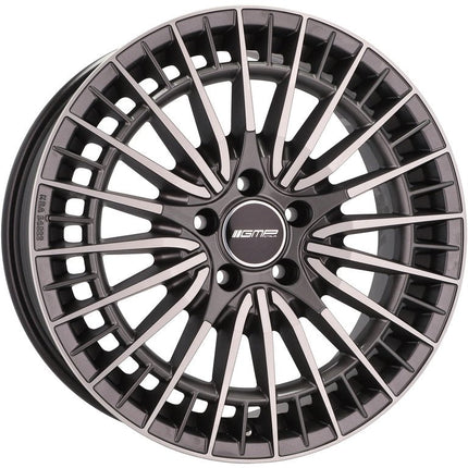 4 Velgen 18 inch QSTAR MG Gepolijst + Grafiet 5x112 ET45 66.5 Passend voor Audi, Volkswagen, Mercedes - VCTparts.nl
