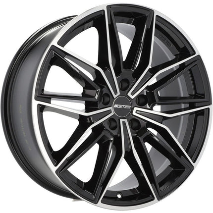 4 Velgen 18 inch SPECTER MB Zwart Gepolijst 5x112 ET43 66.5 Geschikt voor Audi, Volkswagen, Skoda, SEAT - VCTparts.nl