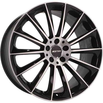 4 Velgen 18 inch STELLAR MB Zwart 5x112 ET45 66.5 Passend voor Audi, Volkswagen, Mercedes - VCTparts.nl