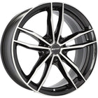 4 Velgen 18 inch SWAN MB Gepolijst Zwart 5x112 ET30 66.5 Geschikt voor Audi, Volkswagen, Skoda, SEAT - VCTparts.nl