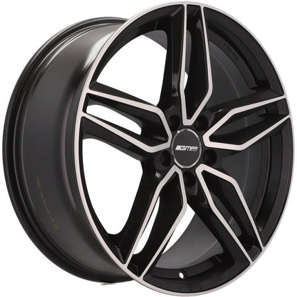 4 Velgen 20 inch FASTEN MB Gepolijst Zwart 5x112 ET45 66.5 Geschikt voor Audi, Volkswagen, Skoda, SEAT - VCTparts.nl